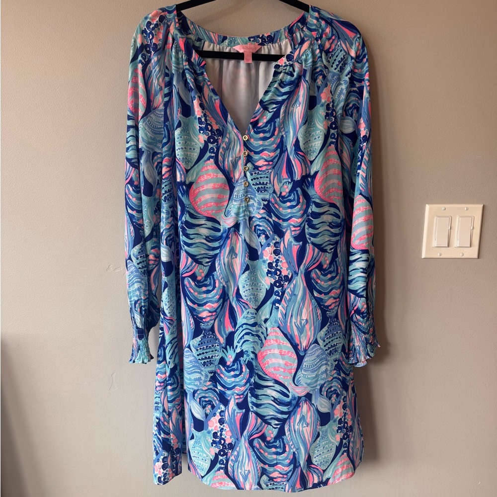 Lilly Pulitzer Blue and Pink Dress